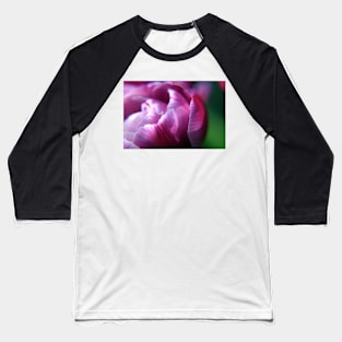 Pink Tulip flower petals Baseball T-Shirt